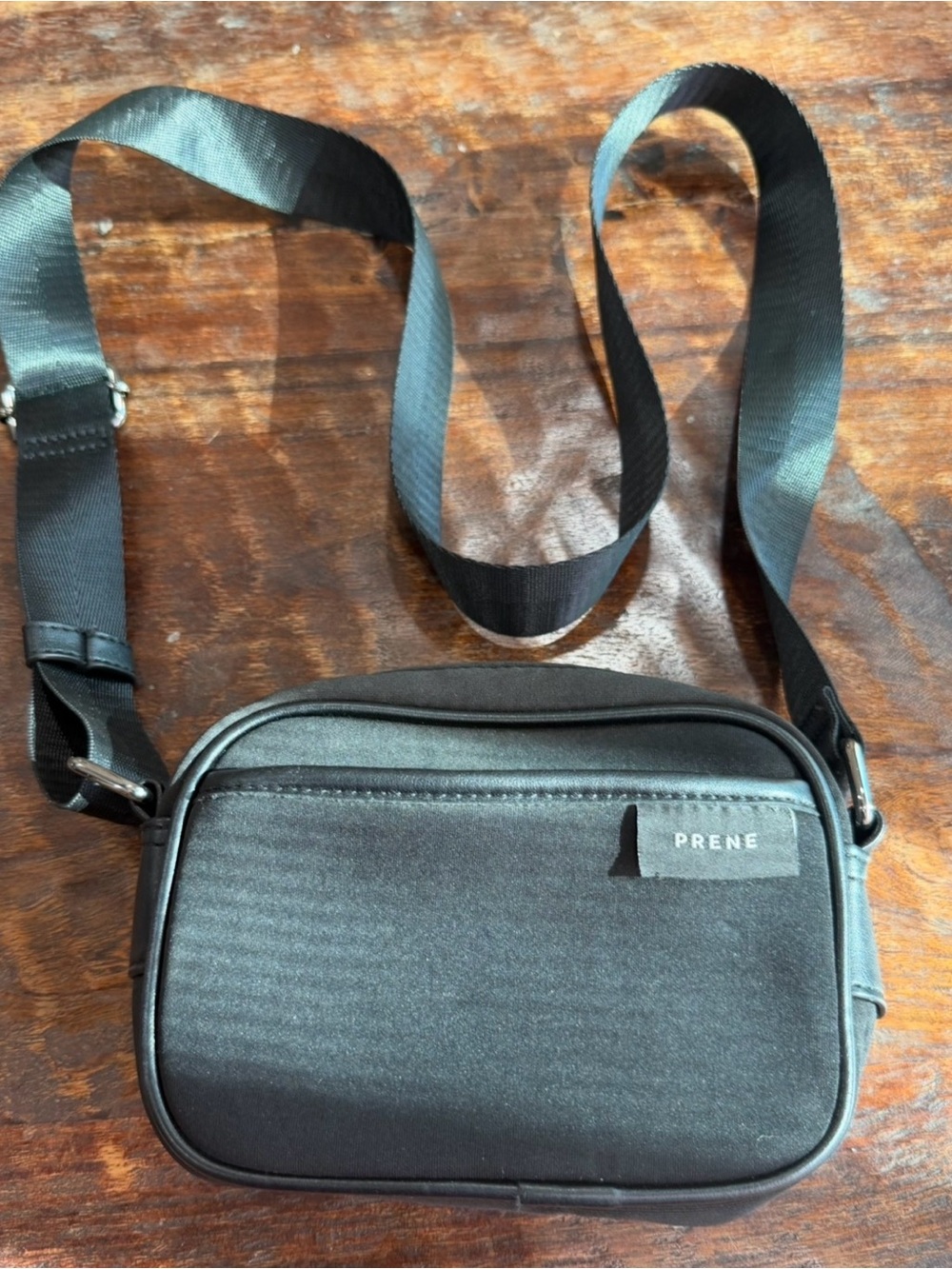 Prene Black mini Crossbody Shoulder Bag